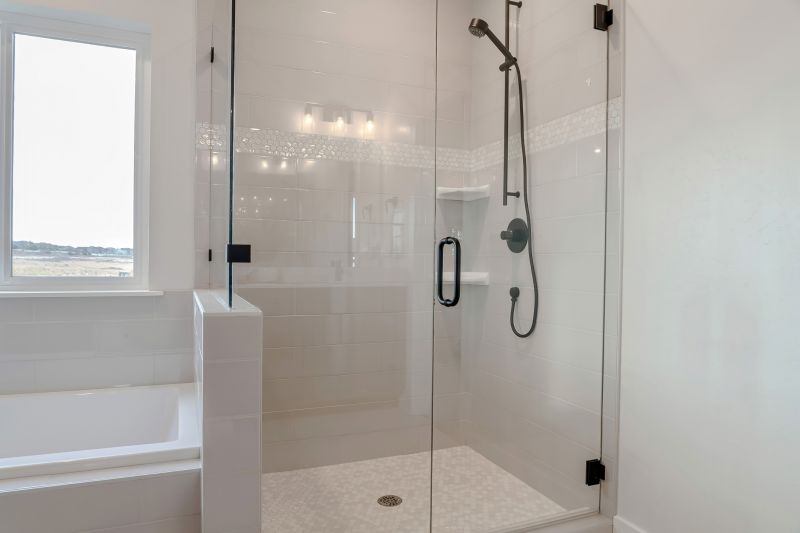 Stylish Shower with Frame